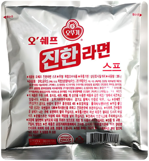 오뚜기 오쉐프 진한라면 스프, 285g, 1개