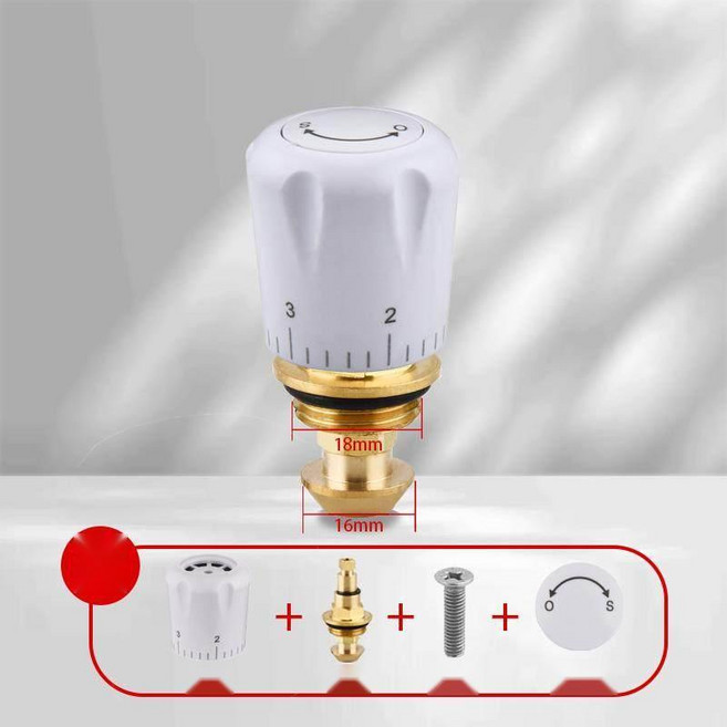 [우리집 난방 주치의] 난방분배기 부속 온도조절밸브 세트, 온도조절 밸브코어 2016