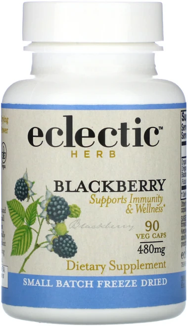 Eclectic Herb 동결 건조 블랙베리 480mg 베지 캡슐 90정(캡슐 1정당 240mg), EclecticHerb동결건조블랙베리480mg베지캡슐9, 1개 - 쿠팡