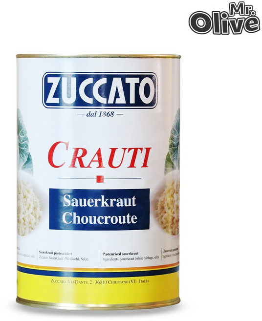 주카토 사워크라우트 양배추절임, 1개, 4.04kg