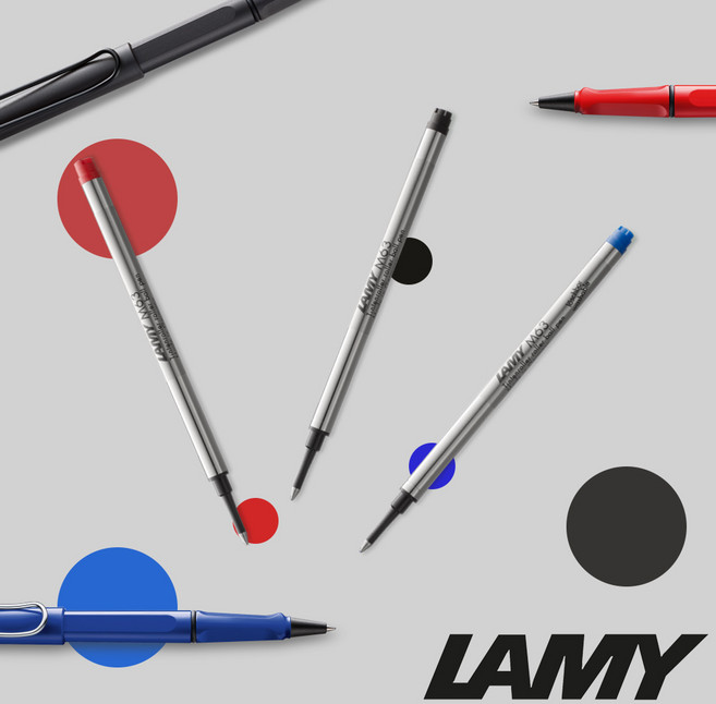 LAMY 라미 수성심 펜 리필 M63, M63 수성심 블랙(검정)