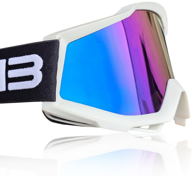 NAFEIB 나피브 스키고글 겨울 보드 스포츠 방풍 오토바이 고글, 1개, 화이트