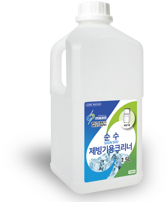 비츄인 순수 제빙기용 크리너 업소용 제빙기 세정제 위생관리 필수템, 1개, 1.5L