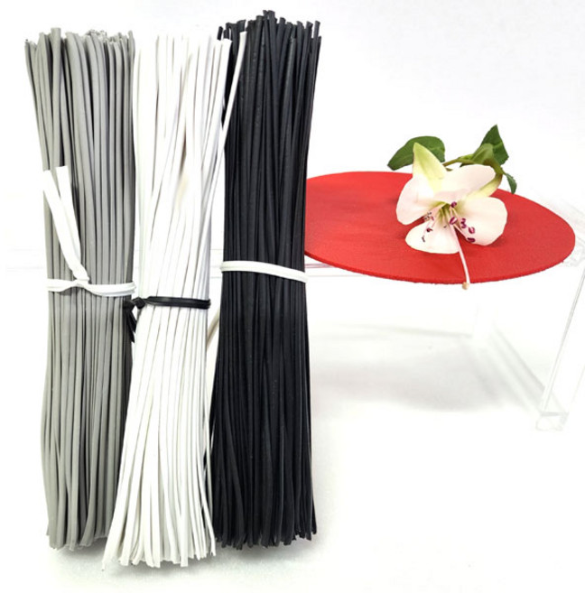 칼라타이 전선끈(철심0.6타원형) 10cm(절단) 145ea 무료배송/4칼라선택/빵끈/마무리끈/포장끈/봉지끈, 흑색(검정)