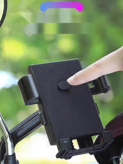 브롬톤 폰마운트 쿼드락 유니버셜 모바일 어댑터, 오토바이 핸들바 연결, 1개