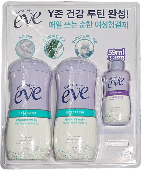 썸머스이브 울트라프레쉬 여성청결제, 533ml, 1개