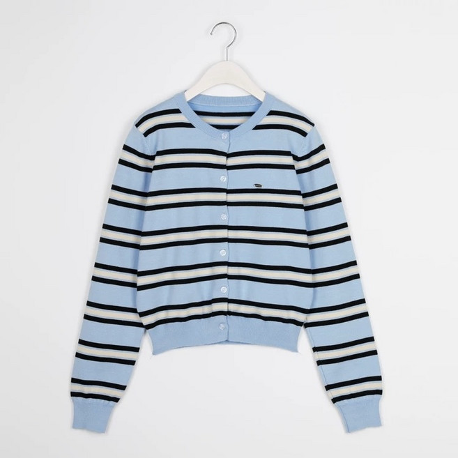 로엔나 여성용 난닝구 단가라 니트 간절기 가디건