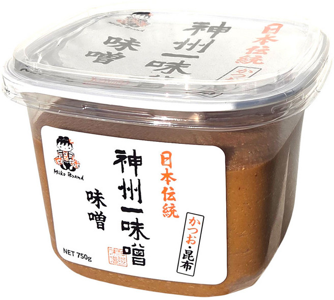 일본된장 신주일미 된장 미소된장 컵된장, 1개, 750g