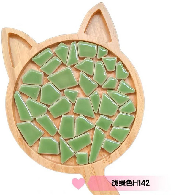 타일 공예 100g 도자기 모자이크 DIY 세라믹 만들기 재료 취미 조각 대량 cerd01, 01) 1 센치메터 * 1 센치메터, 01) 100g, 24) 20, 1개