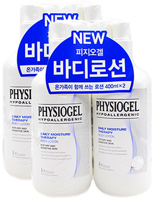 피지오겔 모이스쳐 테라피 바디 로션 400mlX2개X2, 400ml, 2개