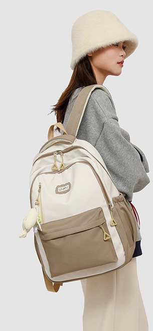 KDNC 남녀 공용 데일리 학생 가방 백팩 인형 세트