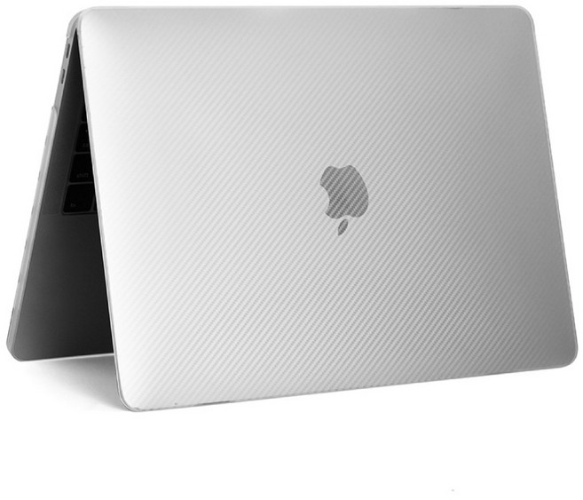 金士曼 Macbook 碳纖維紋 保護殼 筆電殼, 霧面透明,Air 15吋｜M2 M3 M4, 1個