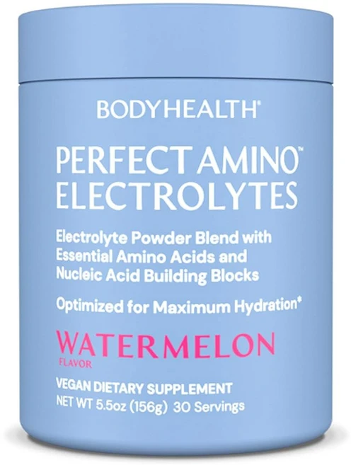 바디헬스 퍼펙트 아미노 전해질 파우더 무설탕 케토 슈가 프리 공복 음료 믹스 미량 미네랄이 함유된 수분 - 수박 60인분, 1개, 156g - 쿠팡