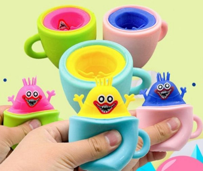 퍼니 까꿍 캐릭터 말랑이 주물럭 실리콘 촉감 장난감, mps137 토끼당근, 1개