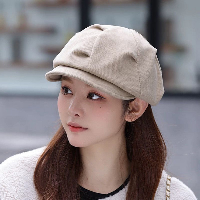 패션 여성 베레모 겨울용 여성 가을겨울 구름 크러치 베레모 얼굴 작아보이는 JXH