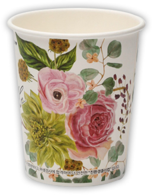 모담팩 어도러블 종이컵 330ml, 150개, 1개