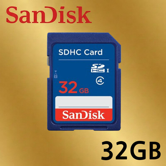 샌디스크 메모리카드 SD 클래스 4, 1개, 32GB