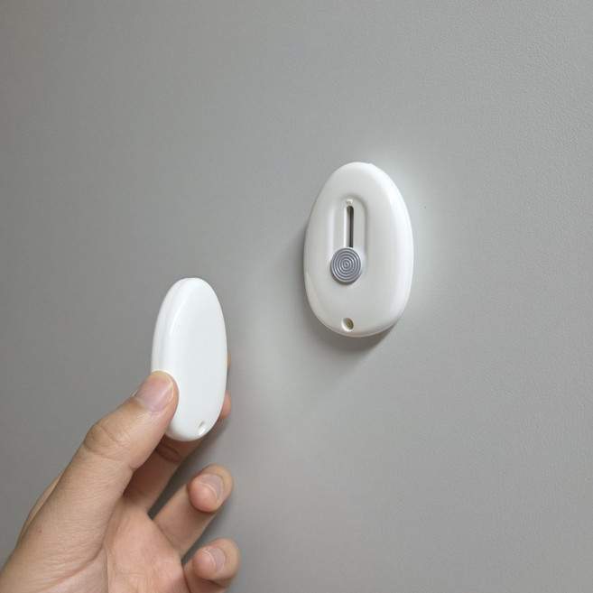 소요상점 현관 자석 택배칼, 화이트, 2개