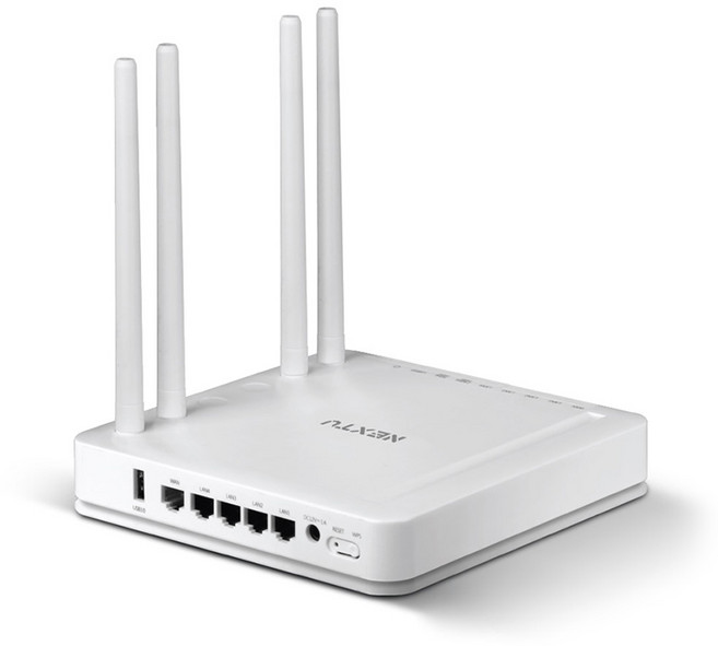 4포트 유무선 인터넷 공유기 기바비트 랜포트 와이파이 스마트폰 멀티 캐스트 라우터 네트워크, 1개