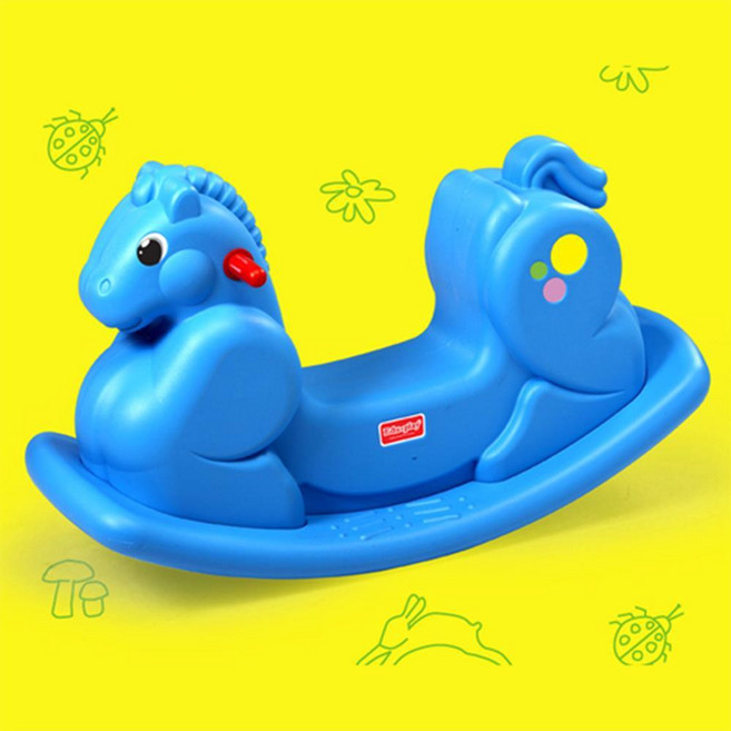 국민흔들말 블루포니 흔들말놀이 어린이선물 유아용품선물 목마, 1개