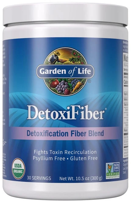 [Garden of Life] DetoxiFiber 특수 해독 섬유소 혼합물 300g(10.5oz), 1개, 300g - 쿠팡