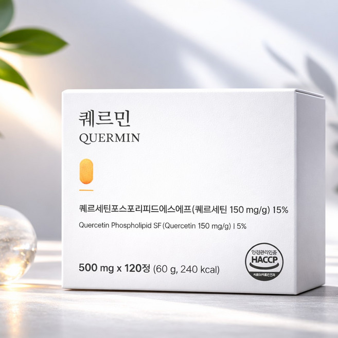 마이디데이 퀘르민 퀘르세틴 브로멜라인, 1개, 120정