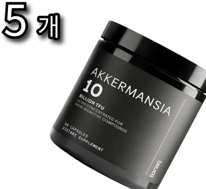 토니크 아커만시아 10, 5개, 60정 - 쿠팡