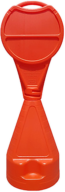 원형오뚜기입간판 주차금지표시판, 주황, 1개