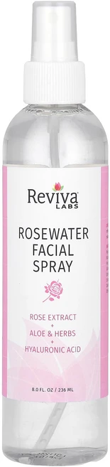 리바바 랩스 로즈워터 페이셜 스프레이 일반/건성 피부용 236ml (8 fl oz) REV-11166 - 쿠팡