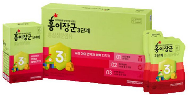 정관장 홍이장군 3단계+쇼핑백, 1박스, 20ml