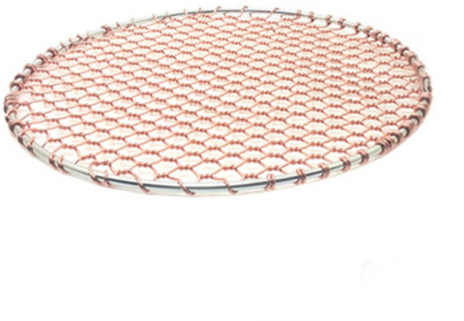 광양 구리석쇠 원형석쇠 330 업소용 캠핑용 숯불 그릴 고깃집 불판, 1개, 33cm