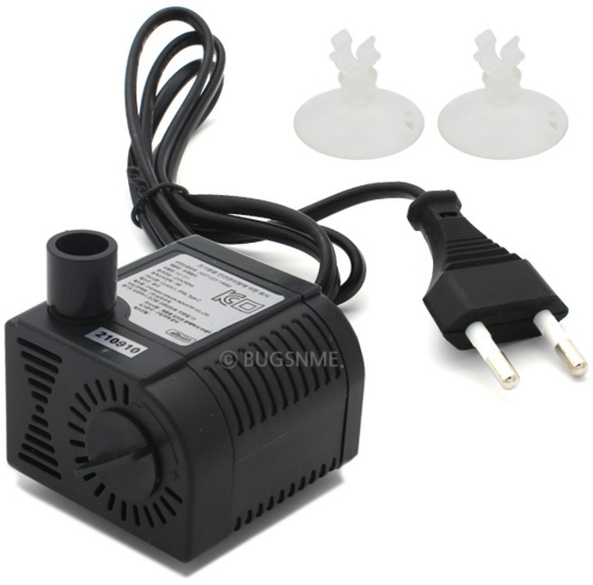 어항 수중 모터 펌프 + 전선 정리기 2개 세트 ( 수족관 수조 모터 ), 3w, 1개