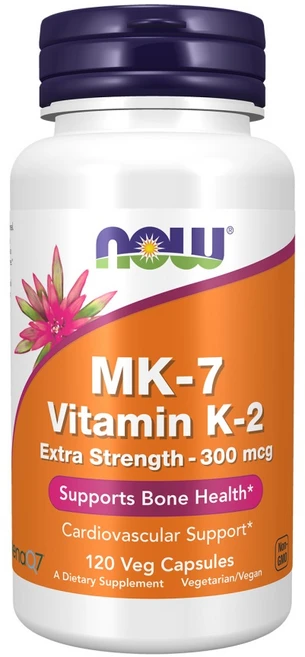 나우푸드 MK-7 비타민 K-2 엑스트라 스트렝스 300mcg 베지 캡슐, 120정, 1개 - 쿠팡