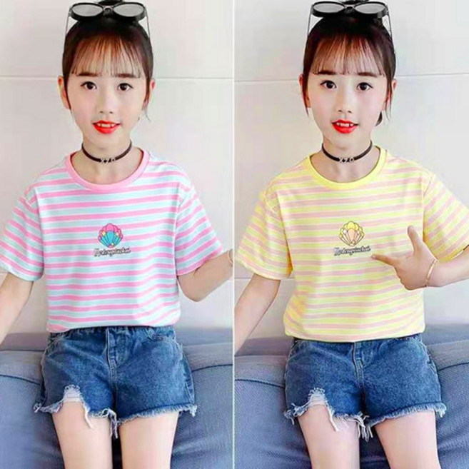 헬로가든 조개줄지 티셔츠(S)