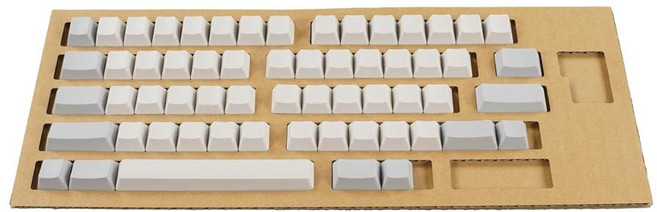 HHKB PFU PD-KB400KTWN 무각 키캡 세트 화이트 HHKB 프로페셔널 시리즈와 호환되는 옵션 제품, 1개, 60key