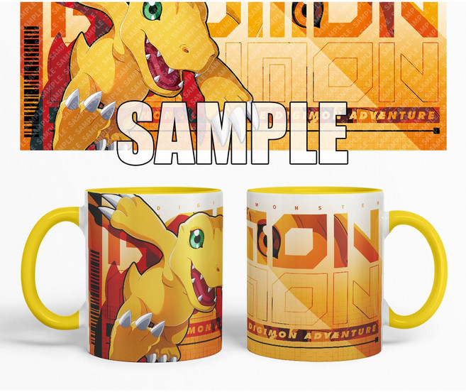 YAPOGI 디지몬 어드벤쳐 디지몬 머그컵 도자기 물컵, 1개, 가트몬