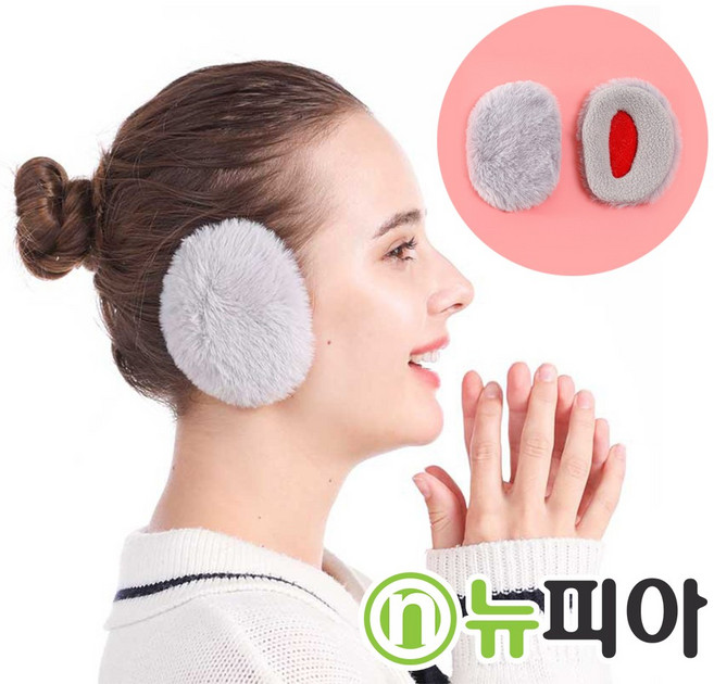 NPA 똑딱이 귀마개 끈없는 분리형 귀도리