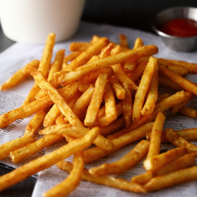 맥케인 케이준 시즌드 배터드 양념 감자 포테이토 튀김 2kg 업소용 맘스터치감자, 3개