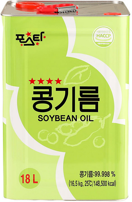 포스타식용유 18L㈜비앤비코리아, 1개, 18L