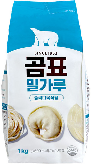 곰표 곰표밀가루 중력다목적용 1kg, 8개