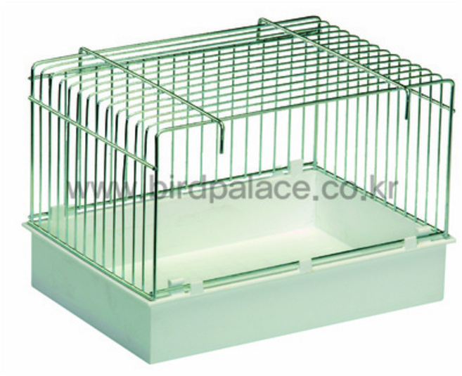 앵무새 테라스 목욕통 모이방 소형 새장 공간 활용 코뉴어 모란 사랑, 1개, 화이트