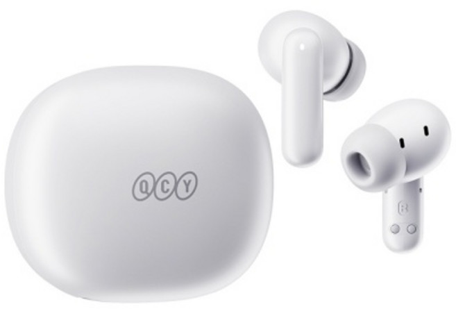 (QCY) (블루투스 이어폰) 멜로버즈 HT16 ANC (화이트), 화이트