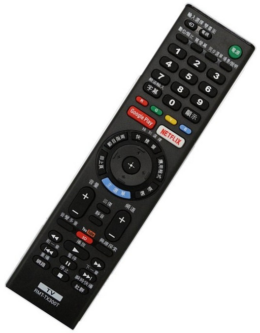 適用 SONY 液晶電視副廠遙控器 CD012 CD015 CD022 TX100T TX200T TX300T/310T, 新力RMT-TX300T無語音功能, 1個, RMT-TX300T