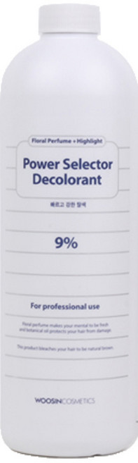 우신 파워 셀렉터 산화제, 우신 오투 9％산화제 1000ml, 1개, 1L