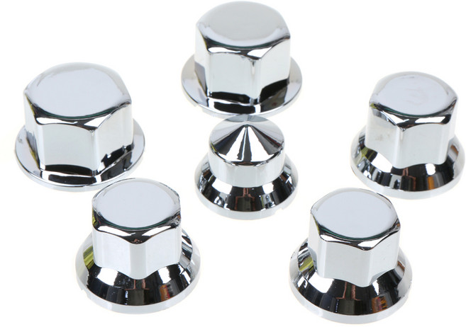 국산 JB 휠너트캡 화물트럭 버스 카운티 프리마 EG5톤 휠볼트캡 크롬도금, 1개, 27mm