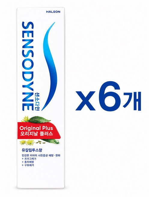 센소다인 오리지널 치약, 100g, 6개