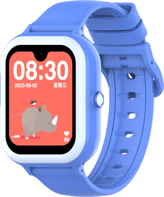 Wonlex KT31 어린이 스마트 워치 4G 화상 통화 SOS GPS WIFI LBS 위치 1.78 AMOLED HD Whatsapp, 01 빠른, 06 blue