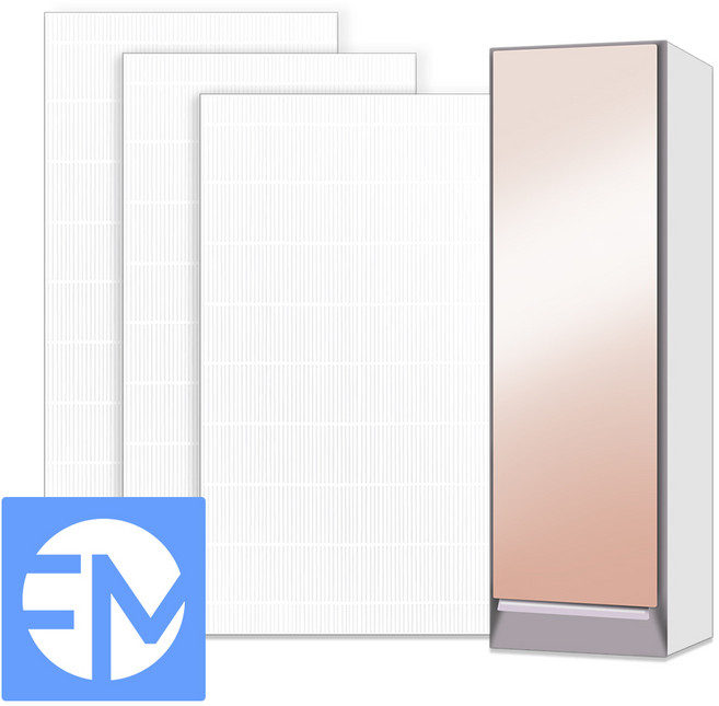 [3개입] 삼성 1세대 에어드레서 필터 미세먼지 헤파필터 호환, 1개, 3벌용x3개입