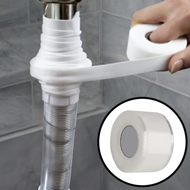 희비키 초강력 배관보수 접착 누수방지 테이프, 1개, white