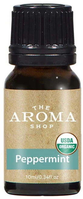 더아로마샵 USDA 유기농 에센셜오일 디퓨저 아로마테라피 숙면 힐링, 1개, 10ml, 페퍼민트 유기농 에센셜오일 - 쿠팡